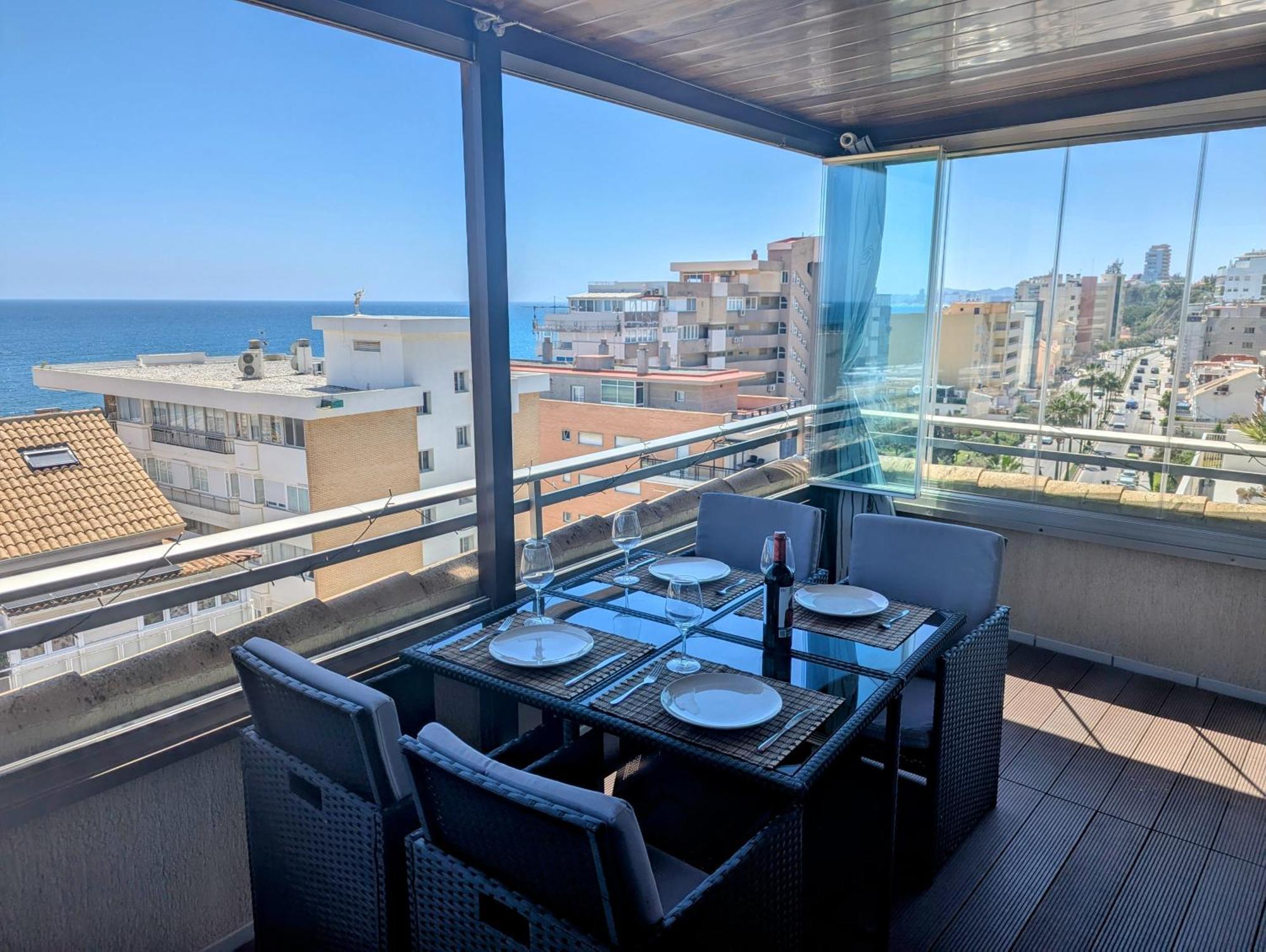 Modern Penthouse Apartment - 1 Min From The Beach Fuengirola Buitenkant foto